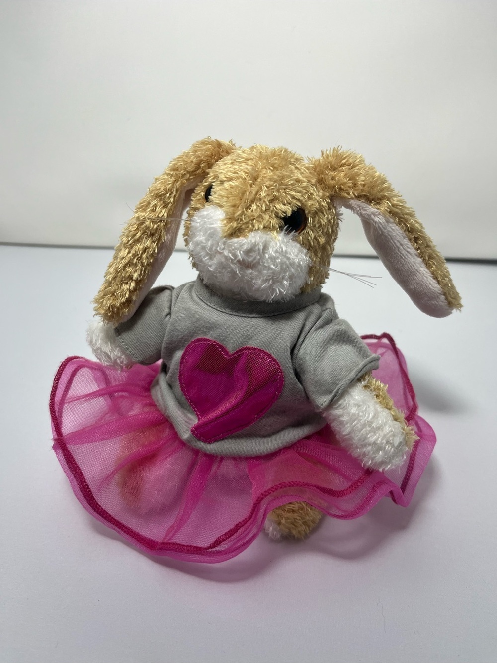 Douglas Bunny Rabbit Plush Stuffed Animal 6" Floppy Ears Pink Tutu Outfit Lovey